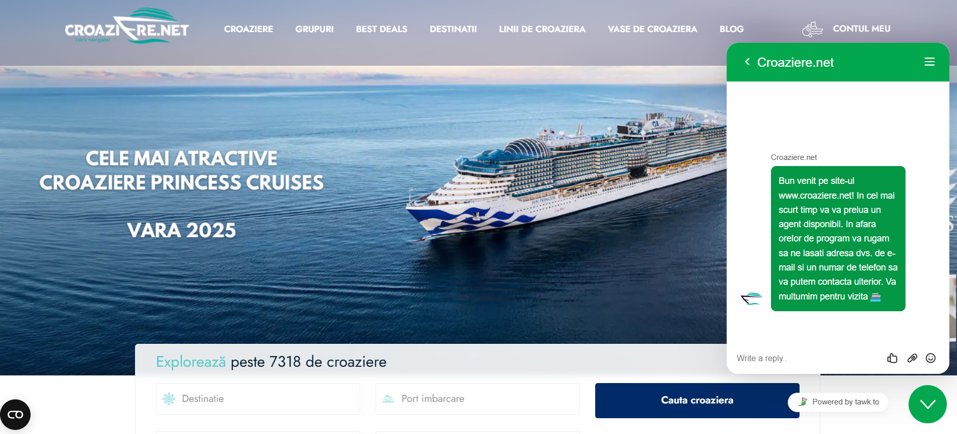 croaziere.net - redesign si optimizare UX